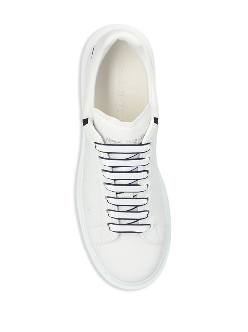 Sneakers in pelle bianca/nera Alexander McQueen | 794506WIEEW9095